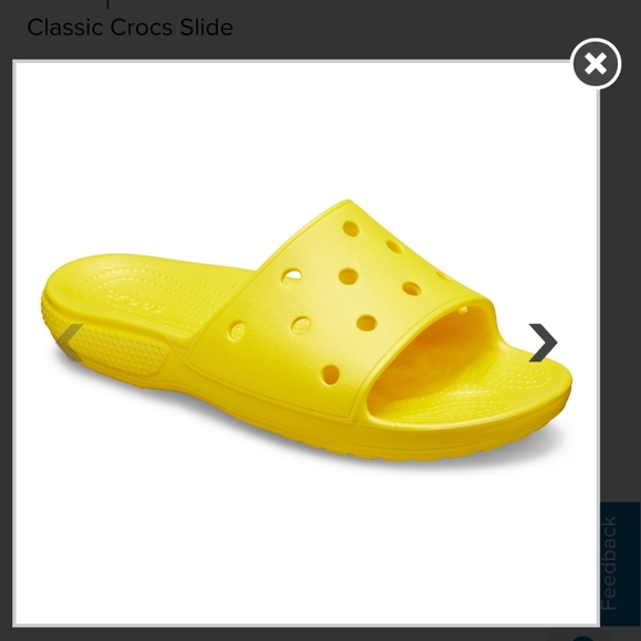 CROCS | Shoes | Yellow Crocs Slides | Poshmark